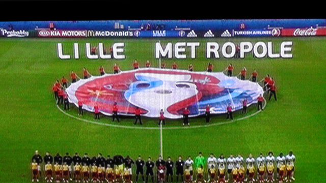 Het stadion van Lille Métropole voor de kwartfinale tussen België en Wales! Foto - MaMPict