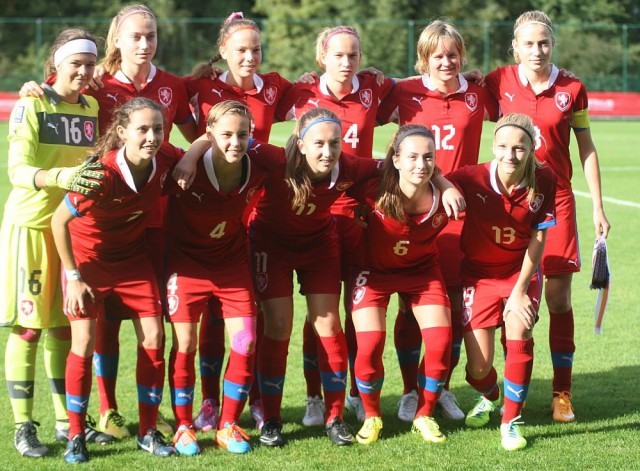 Tsjechië U17 is straks ook te zien in de tweede EK-kwalificatieronde op weg naar Wit-Rusland! Foto - Paul Dijkmans