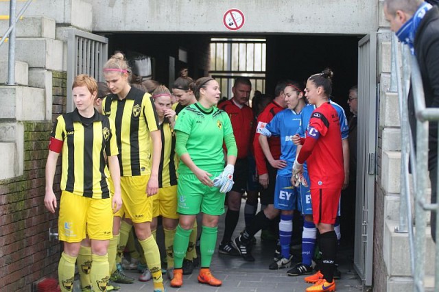 De herstart van de Super League zonder doelpunten in Lierse-KAA Gent Ladies. Foto - Paul Dijkmans