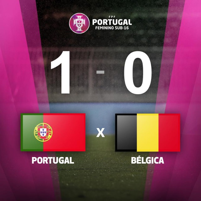 De eindstand tegen Portugal op de laatste speeldag van het U16 Development Tournament! Foto - (c) FPF