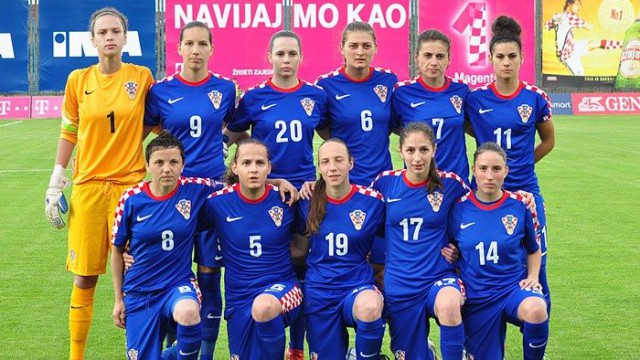 Het Kroatische nationale vrouwenteam zal niet aanwezig zijn op het EK 2017 in Nederland! Foto - (c) hns-cff.hr / KS