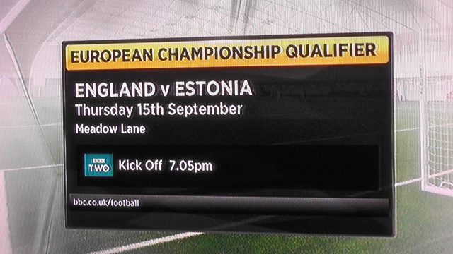 Engeland - Estland krijgt een rechtstreekse uitzending op BBC 2! Foto - Vrouwenteam.be/MaMPict