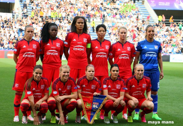 De Best Women's Player in Europa komt wellicht uit dit team: UWCL-winnaar Lyon! Foto - (c) Vrouwenteam.be/Maya Mans