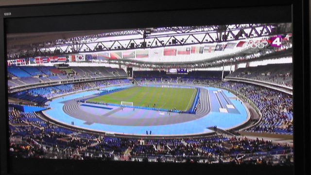 Het Olympisch Stadion van Rio de Janeiro. Eerst voetbal en dan atletiek! Foto - (c) Vrouwenteam.be/MaMPict