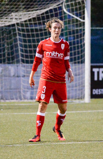 Imke Courtois heeft op dinsdagavond 6 september 2016 geen tijd voor de Rode Duivels, ze voetbalt zelf met Standard thuis tegen OH Leuven! Foto - Sportpix.be / Dirk Vuylsteke