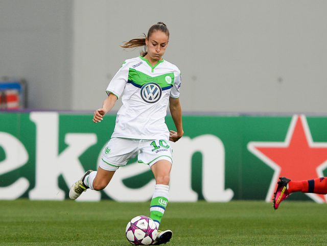 Tessa Wullaert scoorde afgelopen weekend nog in de beker voor VfL Wolfsburg! - Foto - (c) Sportpix.be / David Catry