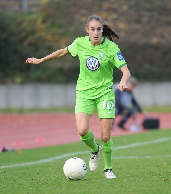 Tessa Wullaert staat als enige Belgische in de kwartfinales van de DFB Pokal der Frauen 2016-17! Foto - (c) Sportpix.be / Dirk Vuylsteke