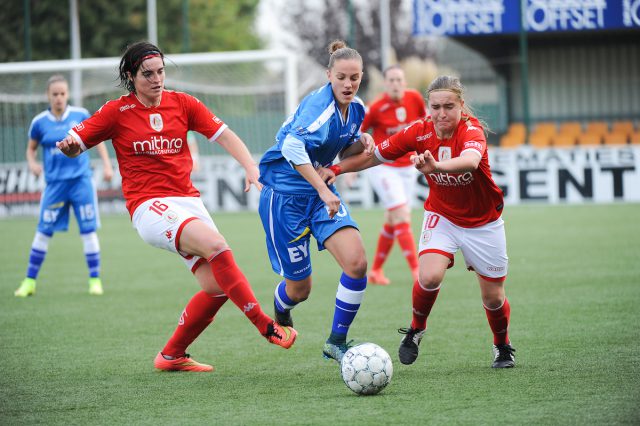 Krijgt het Belgische vrouwenvoetbal straks een politieke boost? Foto - (c) Sportpix.be / Dirk Vuylsteke