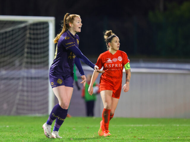 RSC ANDERLECHT VS OHL Nikee Van Dijk (20) of OHL and Silke